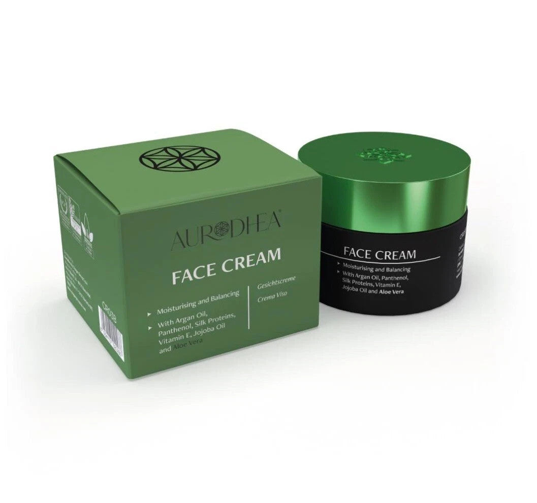 Aurodhea Tagescreme mit Aloe Vera – Feuchtigkeitspflege Gesicht 50ml | CR03B