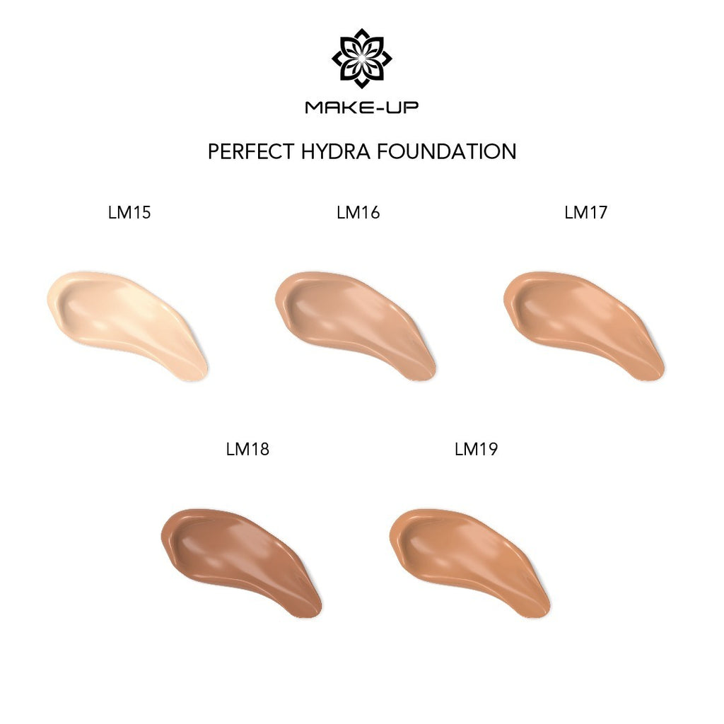 Perfect Hydra Foundation – Flüssig Make-up 30 ml – 5 Farben – Vegan & Pflege
