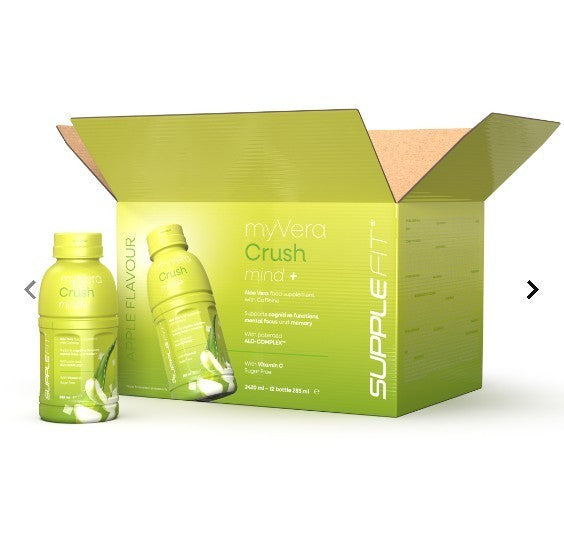 MYVERA CRUSH Mind+ | Nootropikum mit Aloe Vera, Guarana, Citicolin, Vit. C