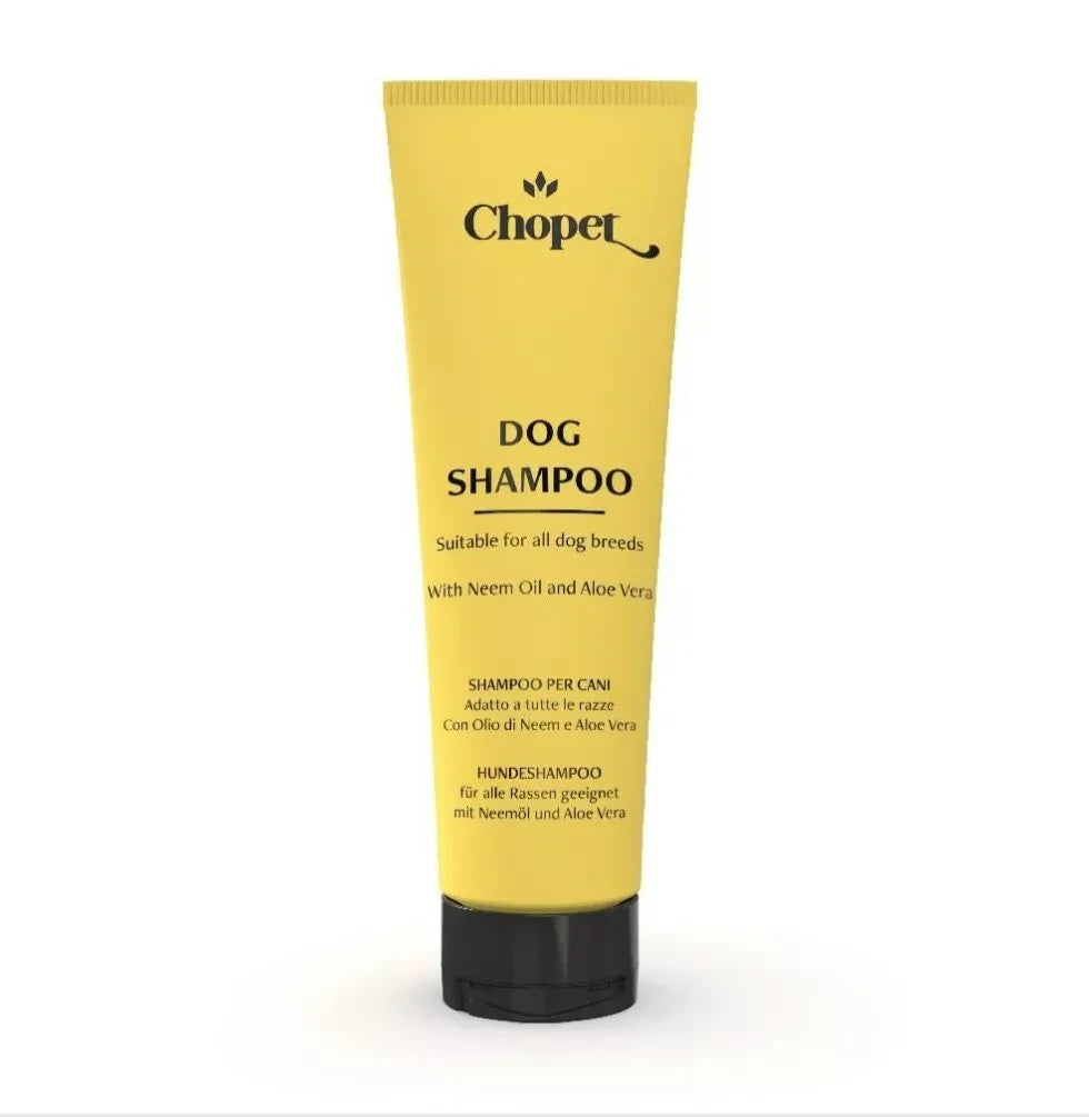 Chogan Chopet BIO VEGAN Hunde Shampoo Neemöl und Aloe Vera gegen Zecken Milben