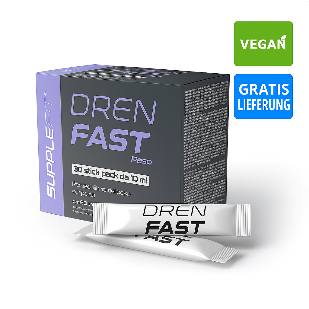 SuppleFit Dren Fast Peso 30 Sticks – Entwässerung & Diät – Made in Italy