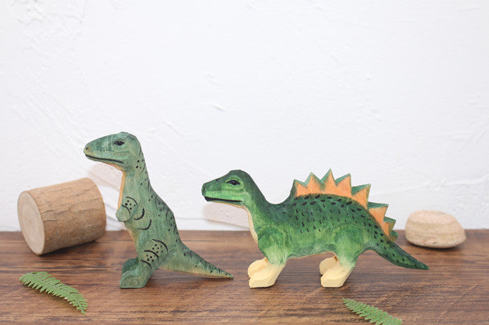 Dinosaurier Figuren aus Holz für Kinder - Fantasievolles Lernen