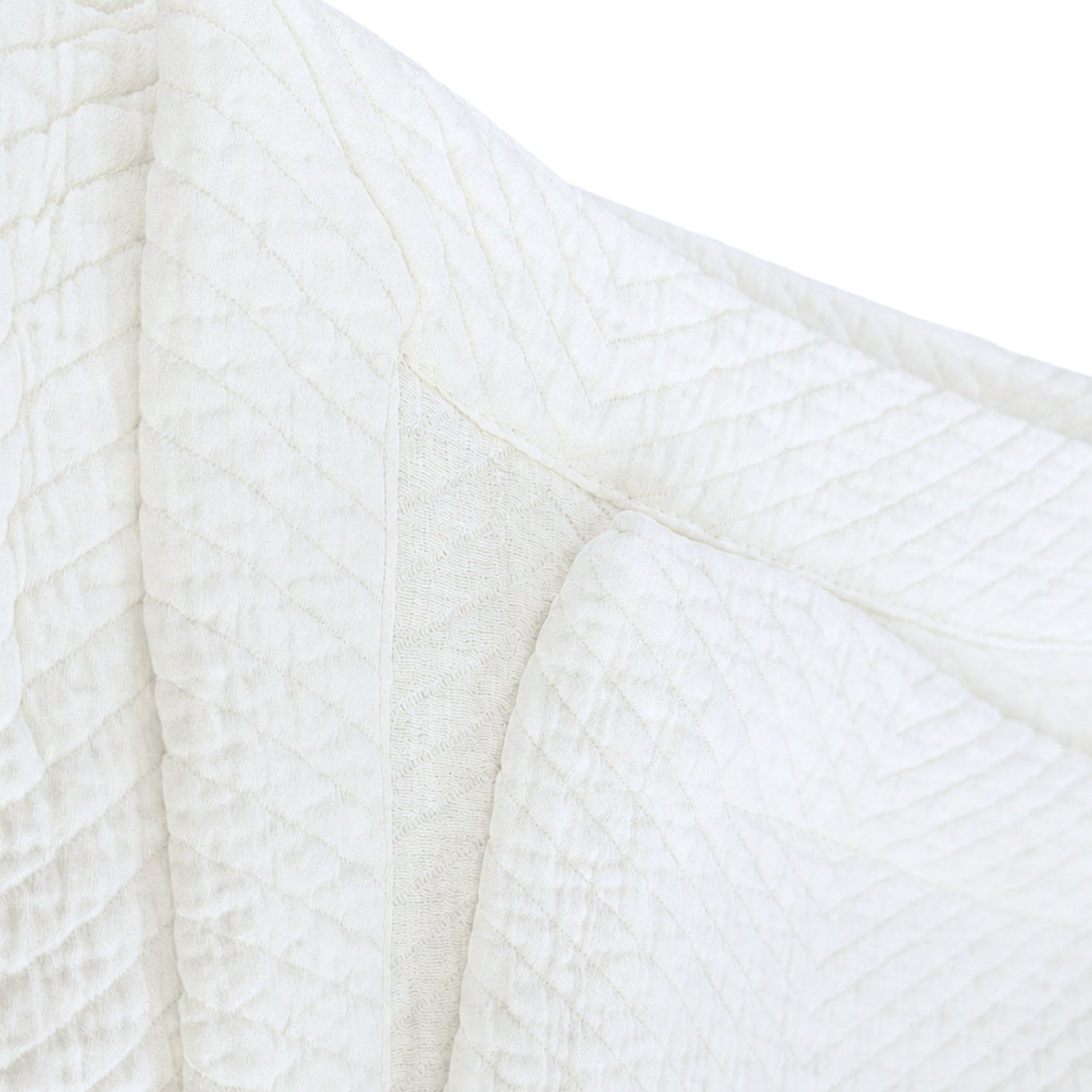 Herringbone Baumwolle Matelassé Tagesdecke