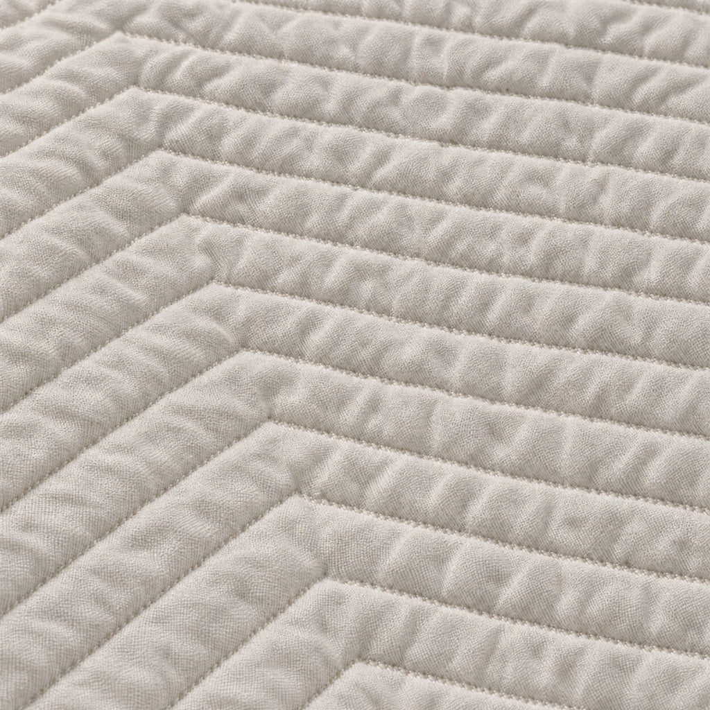 Herringbone Baumwolle Matelassé Tagesdecke