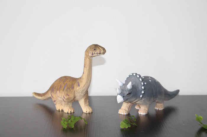Dinosaurier Figuren aus Holz für Kinder - Fantasievolles Lernen