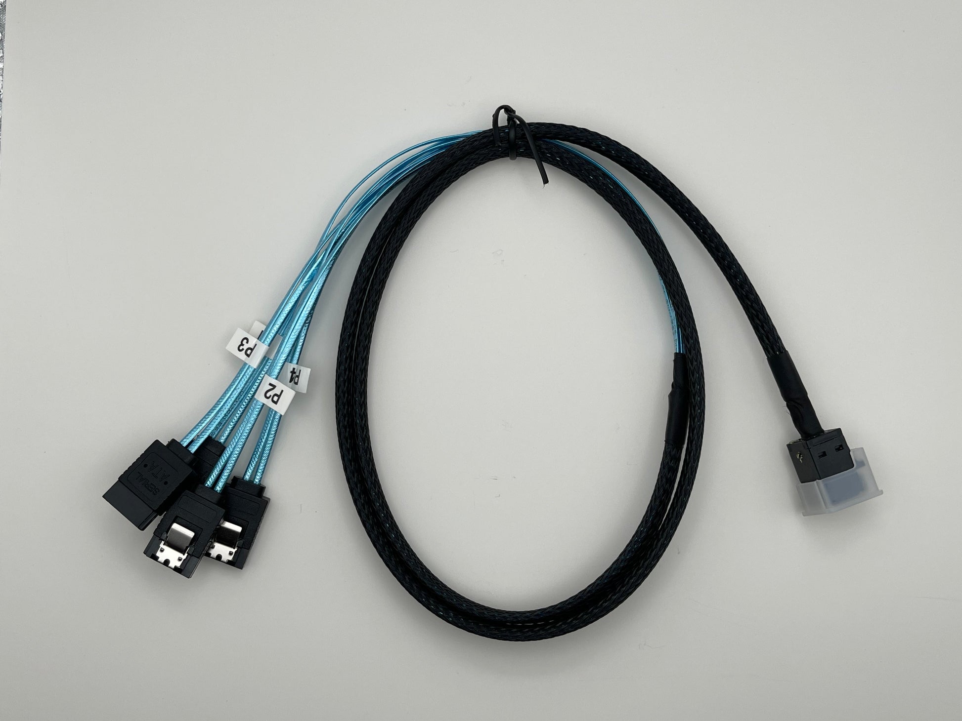 SFF-8643 to 4 SATA 1m