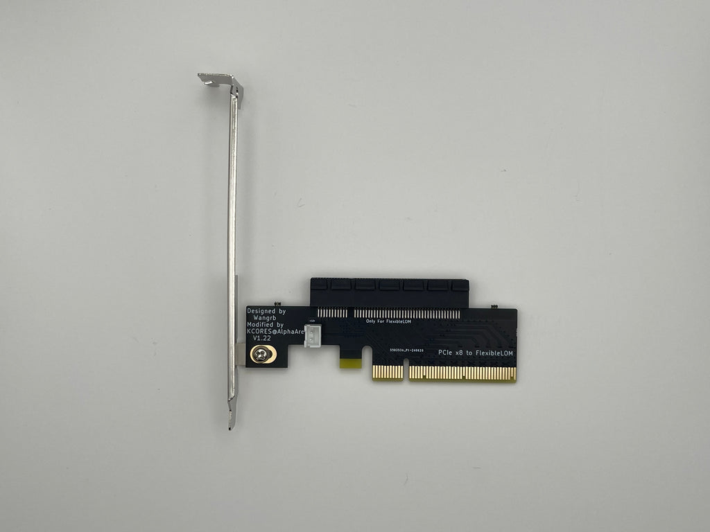 HPE FlexibleLOM  Riser/Adapter Card PCIe x8