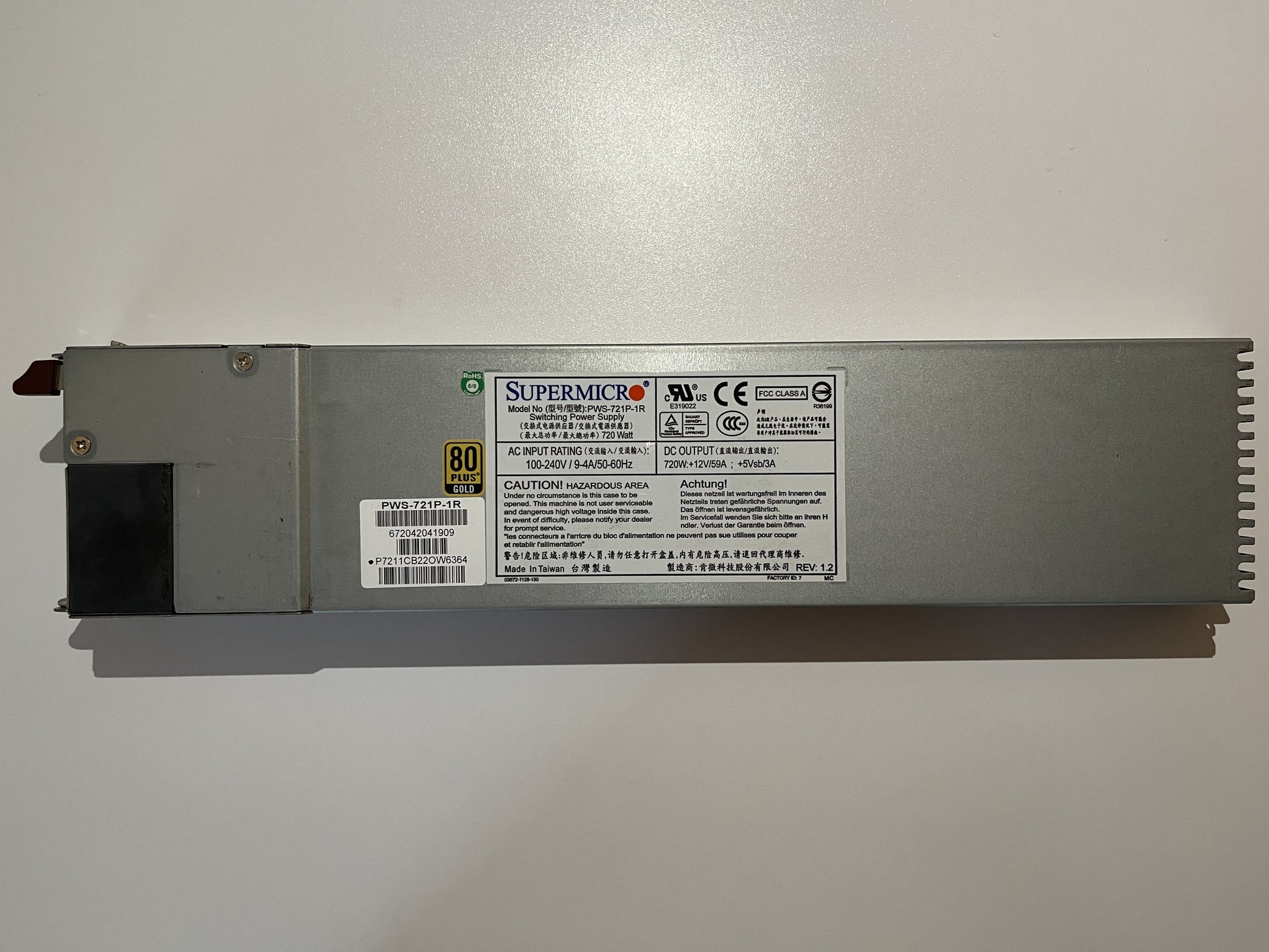 Supermicro PWS-721P-1R