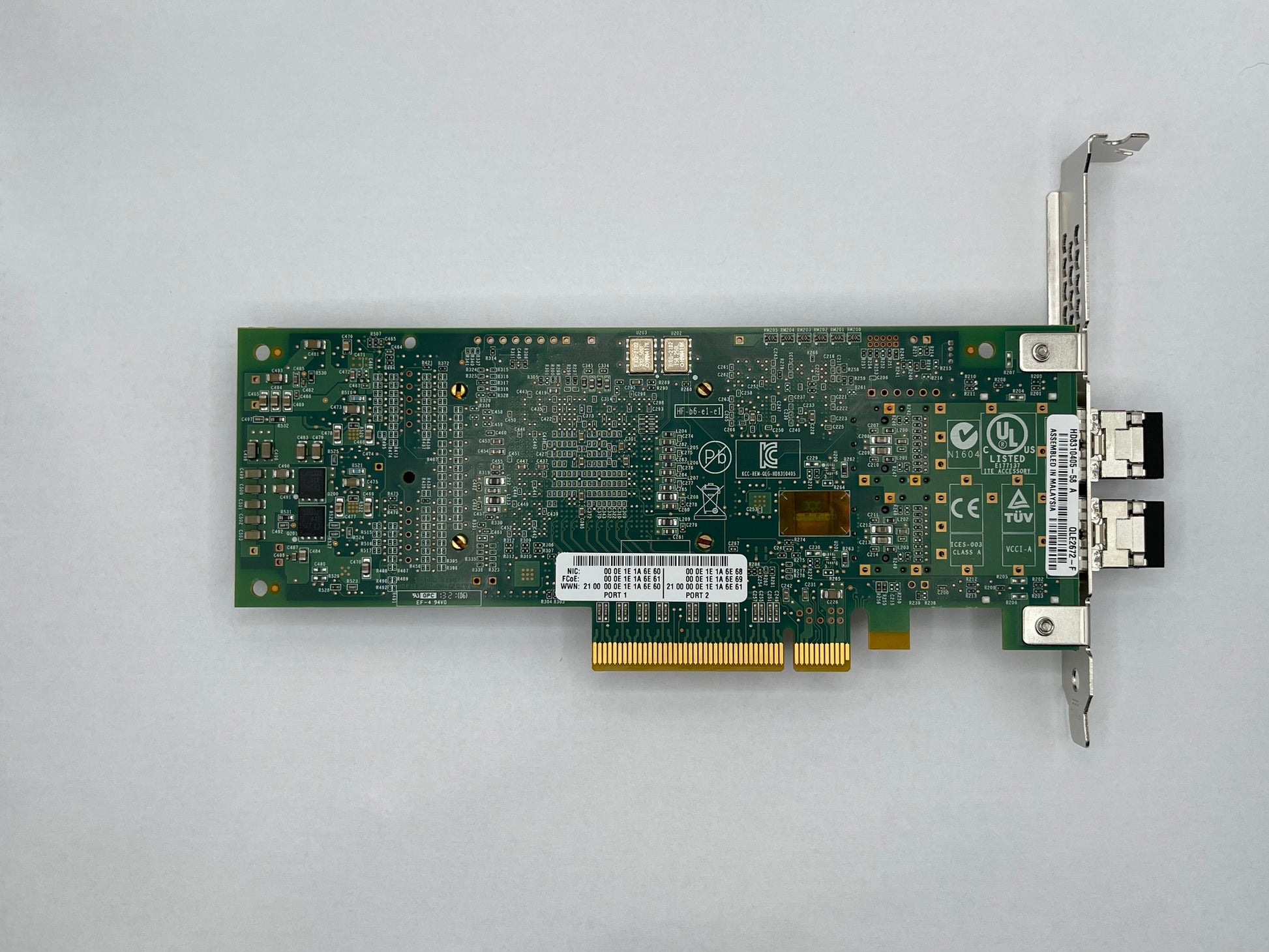 Fujitsu FC-HBA QLE2672 2-Port 16Gbps FC PCI-E LP - HD8310405