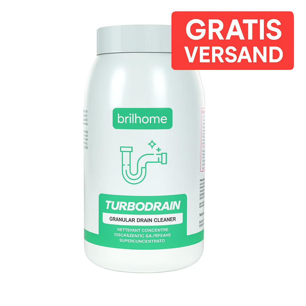 Turbo Drain Abflussreiniger 1000g Granulat | Rohrfrei | HACCP-konform | Profi