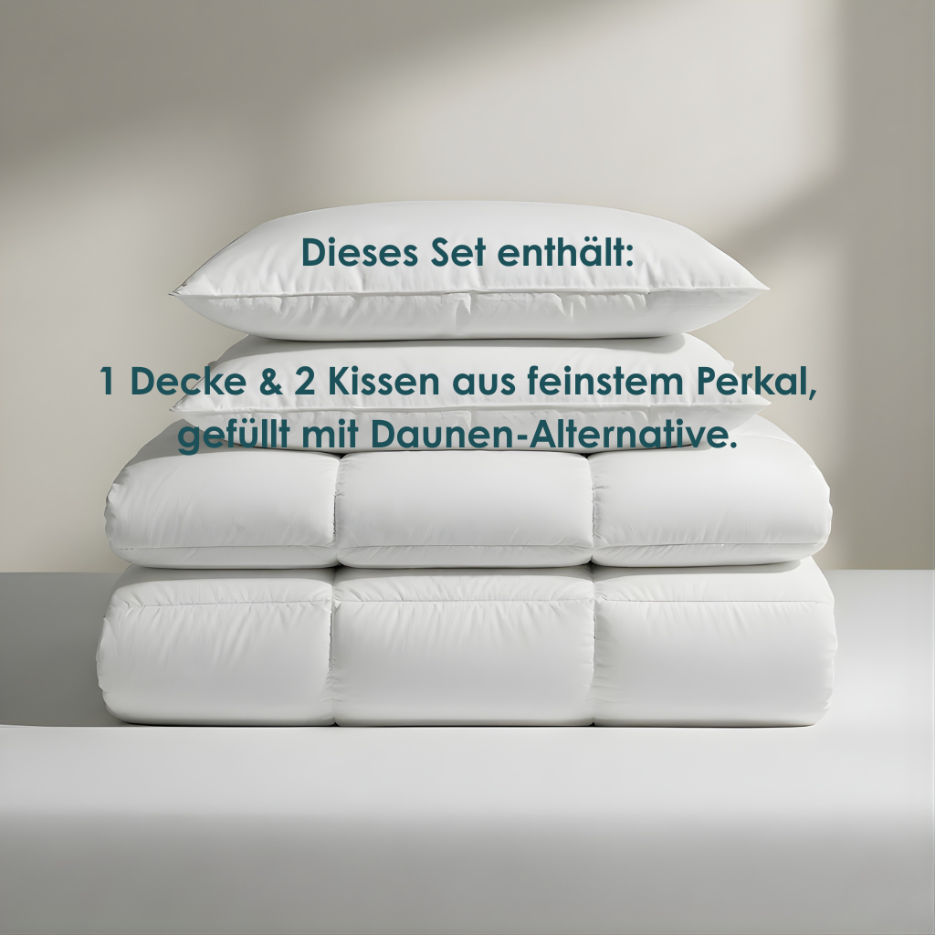 Grand Hotel Perkal Daunen-Alternative Schlafset