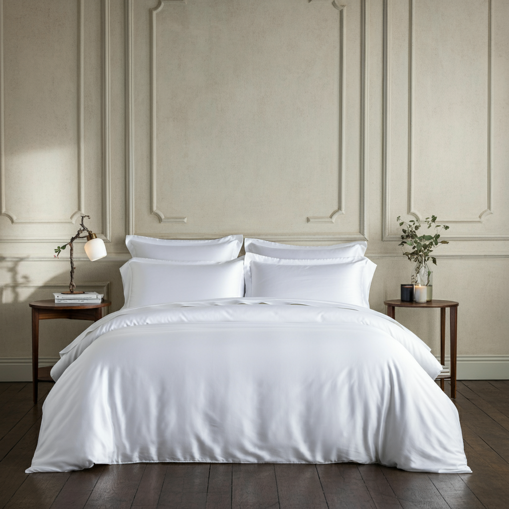 Charm Baumwolle Satin 2-Kissenbezug Set