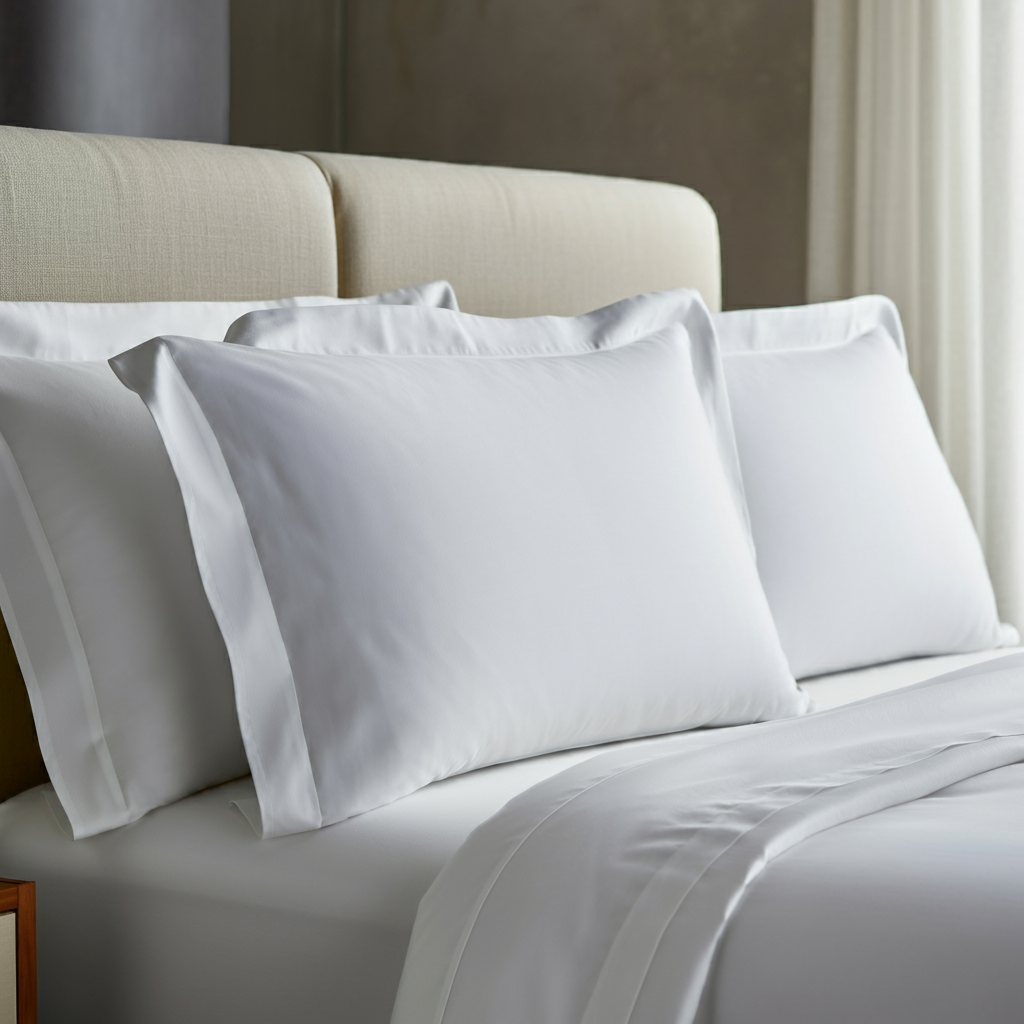 Grand Hotel Baumwolle Perkal 2-Kissenbezug Set