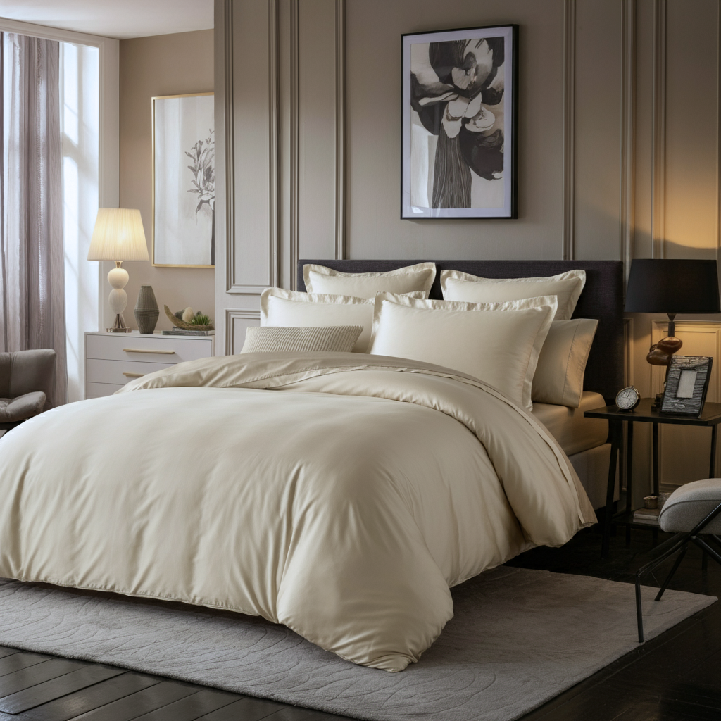 Charm Baumwolle Satin Bettlaken