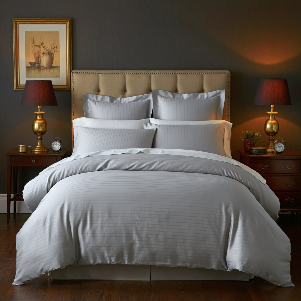 Charm Baumwolle Satin 2-Kissenbezug Set