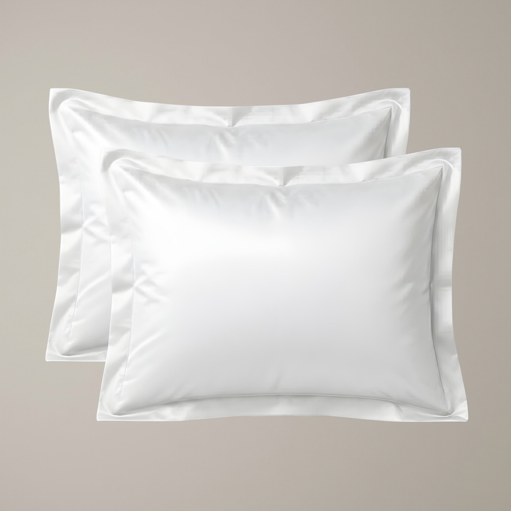 Luxe Baumwolle Satin 2-Kissenbezug Set