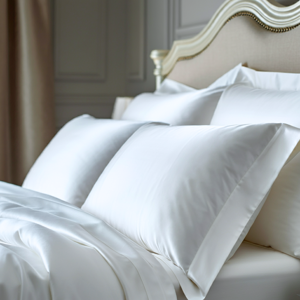 Charm Baumwolle Satin 2-Kissenbezug Set