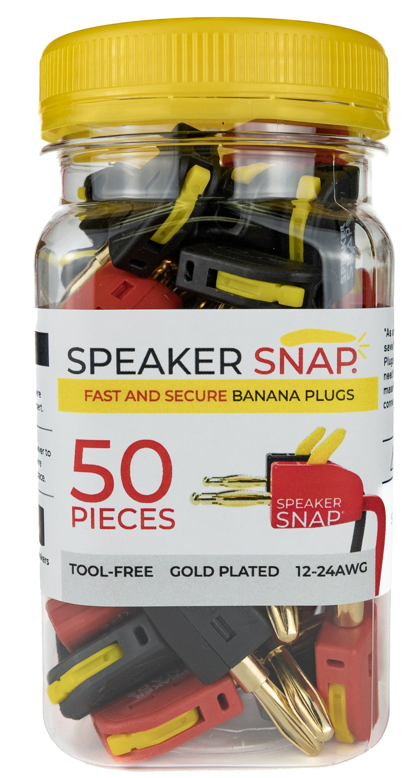 Speaker Snap Banana Plugs – Schnellste Audioverbinder