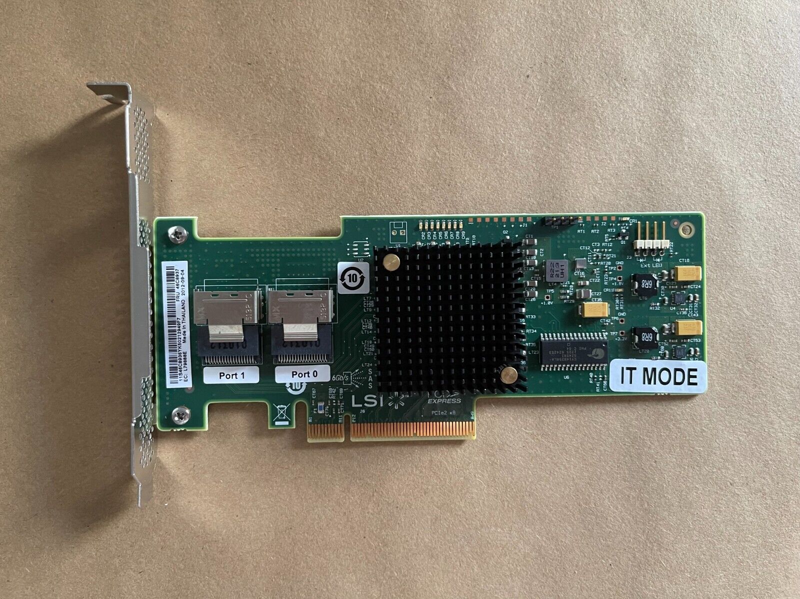 IBM M1015 (LSI SAS9200-8i) 6Gbps SATA/SAS HBA IT Mode for FreeNas Unraid ZFS