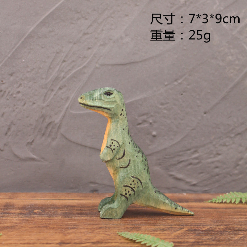 Dinosaurier Figuren aus Holz für Kinder - Fantasievolles Lernen