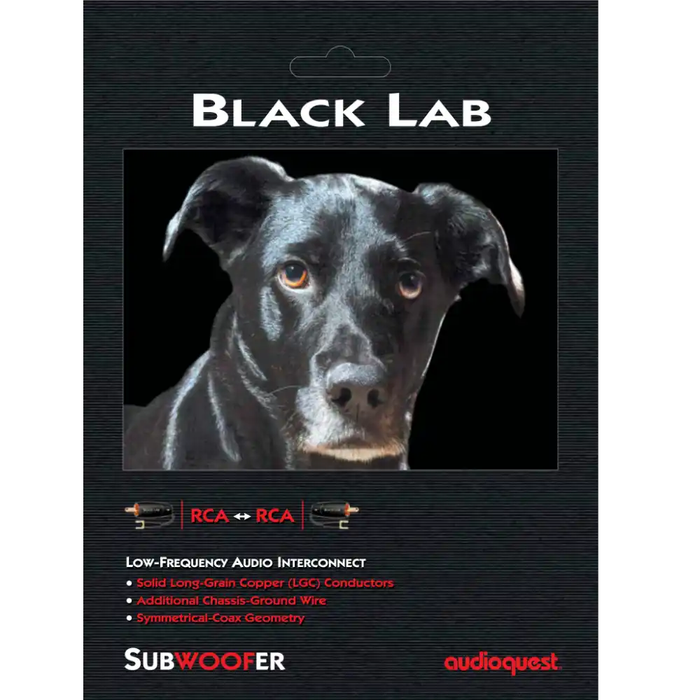 AudioQuest Black Lab Subwoofer Kabel