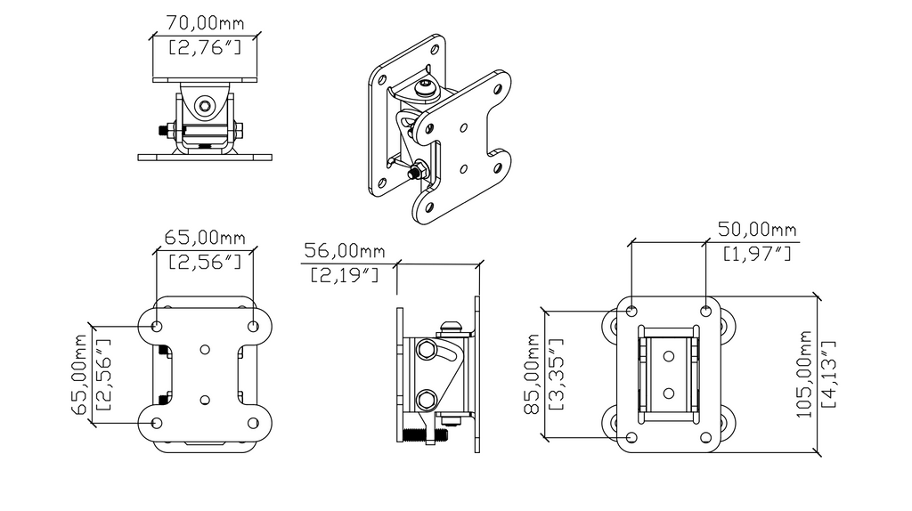 Optimal Audio Wandhalterung für Cuboid 8