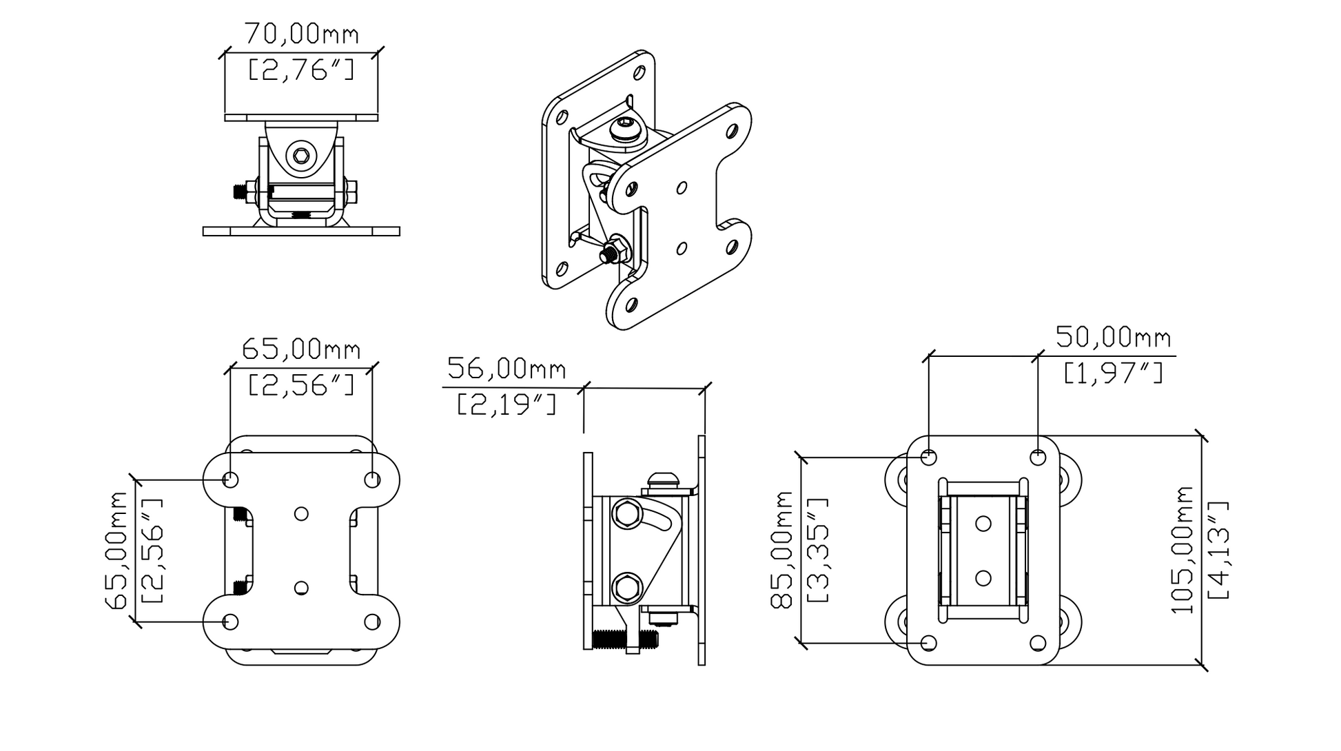 Optimal Audio Wandhalterung für Cuboid 8