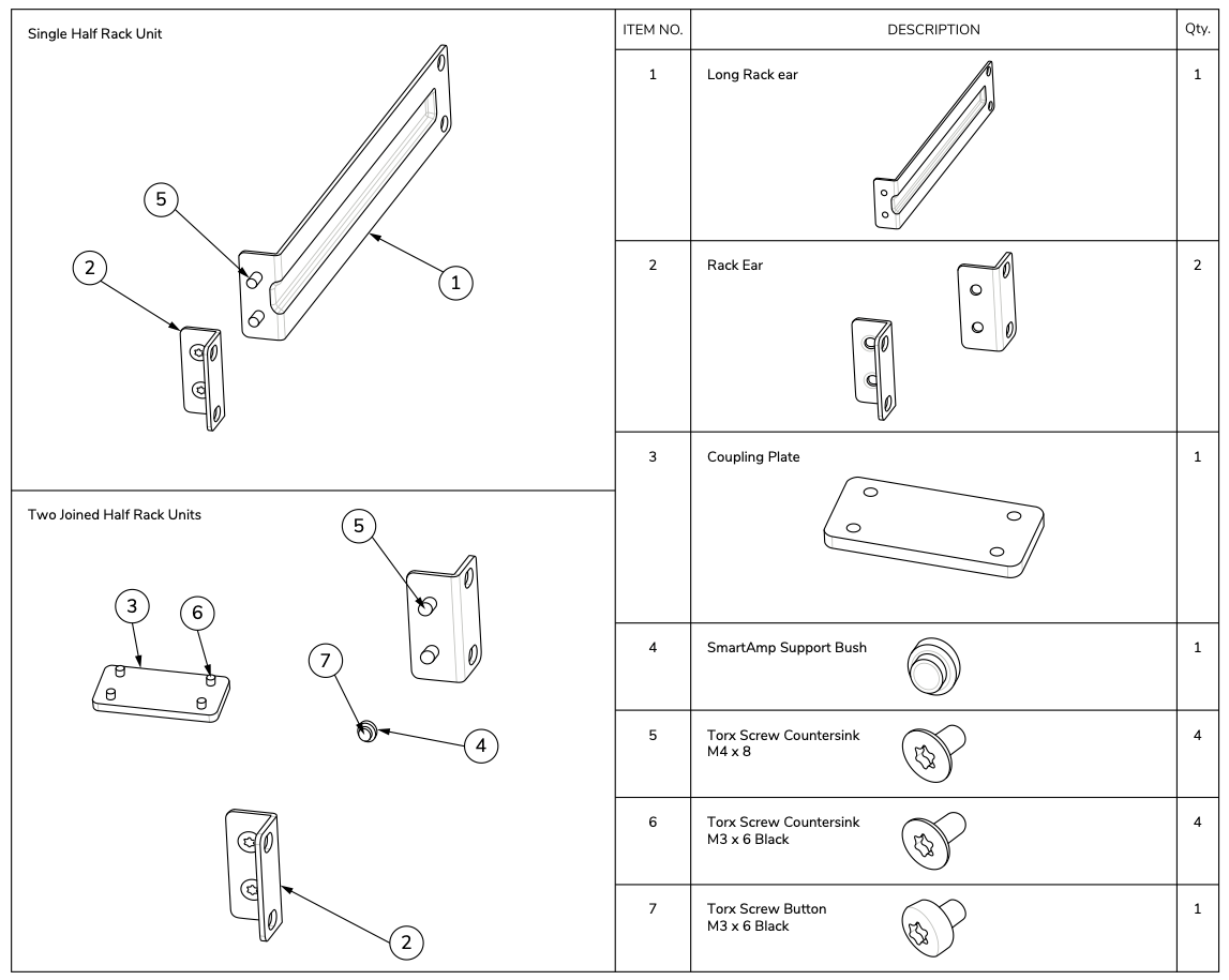 Rackkit für SmartAmp 30