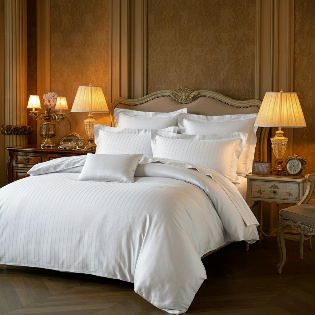 Charm Baumwolle Satin 2-Kissenbezug Set