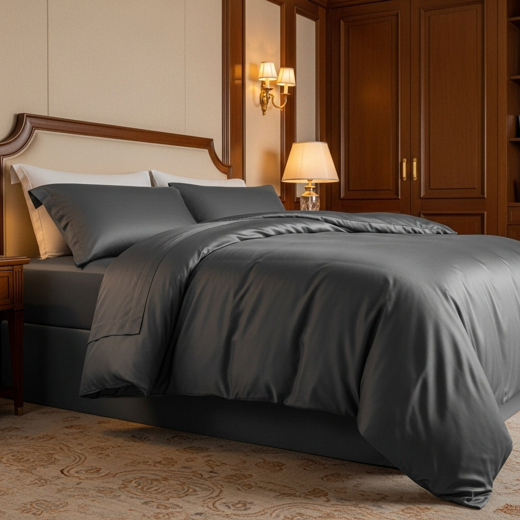 Giza 45 Baumwolle Satin Spannbettlaken