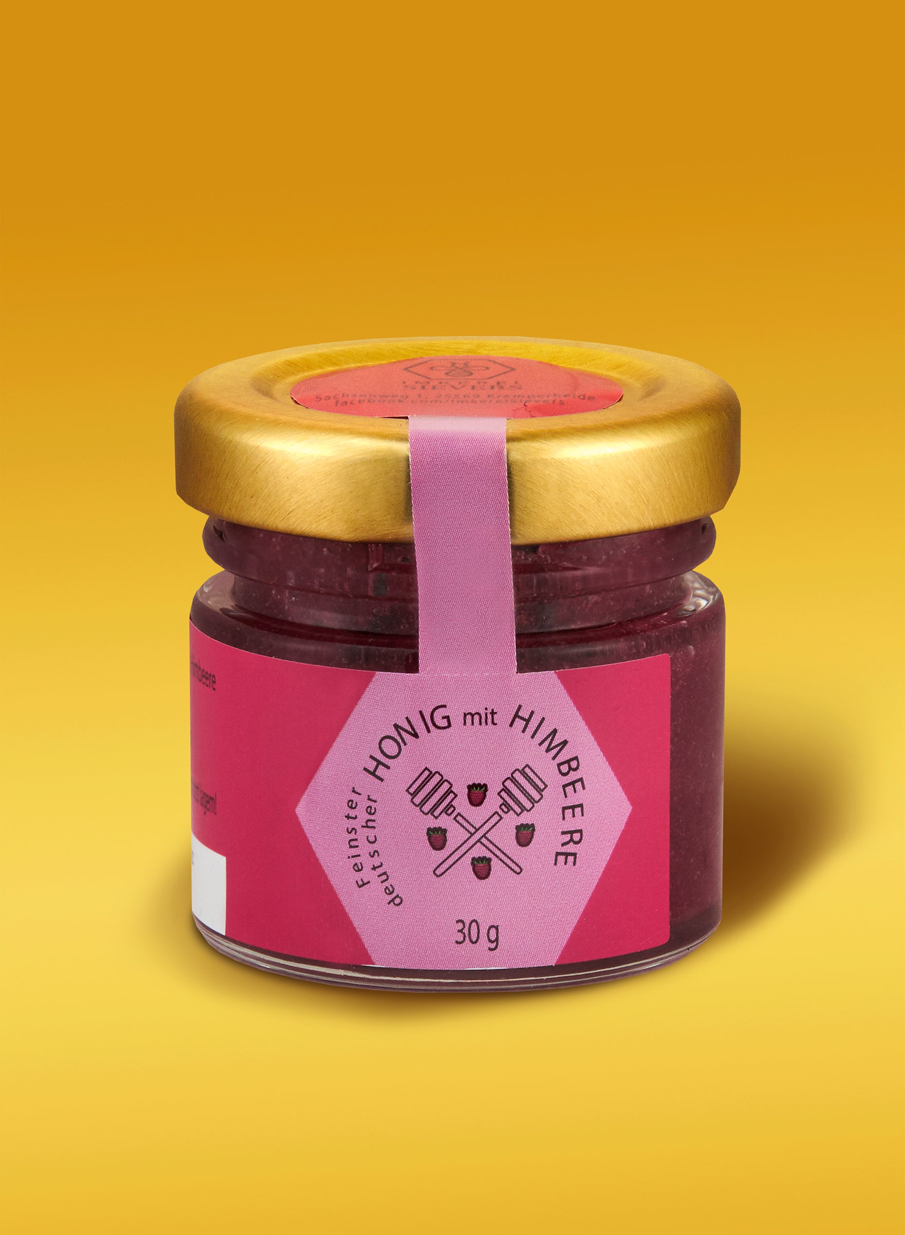 Honig mit Himbeere