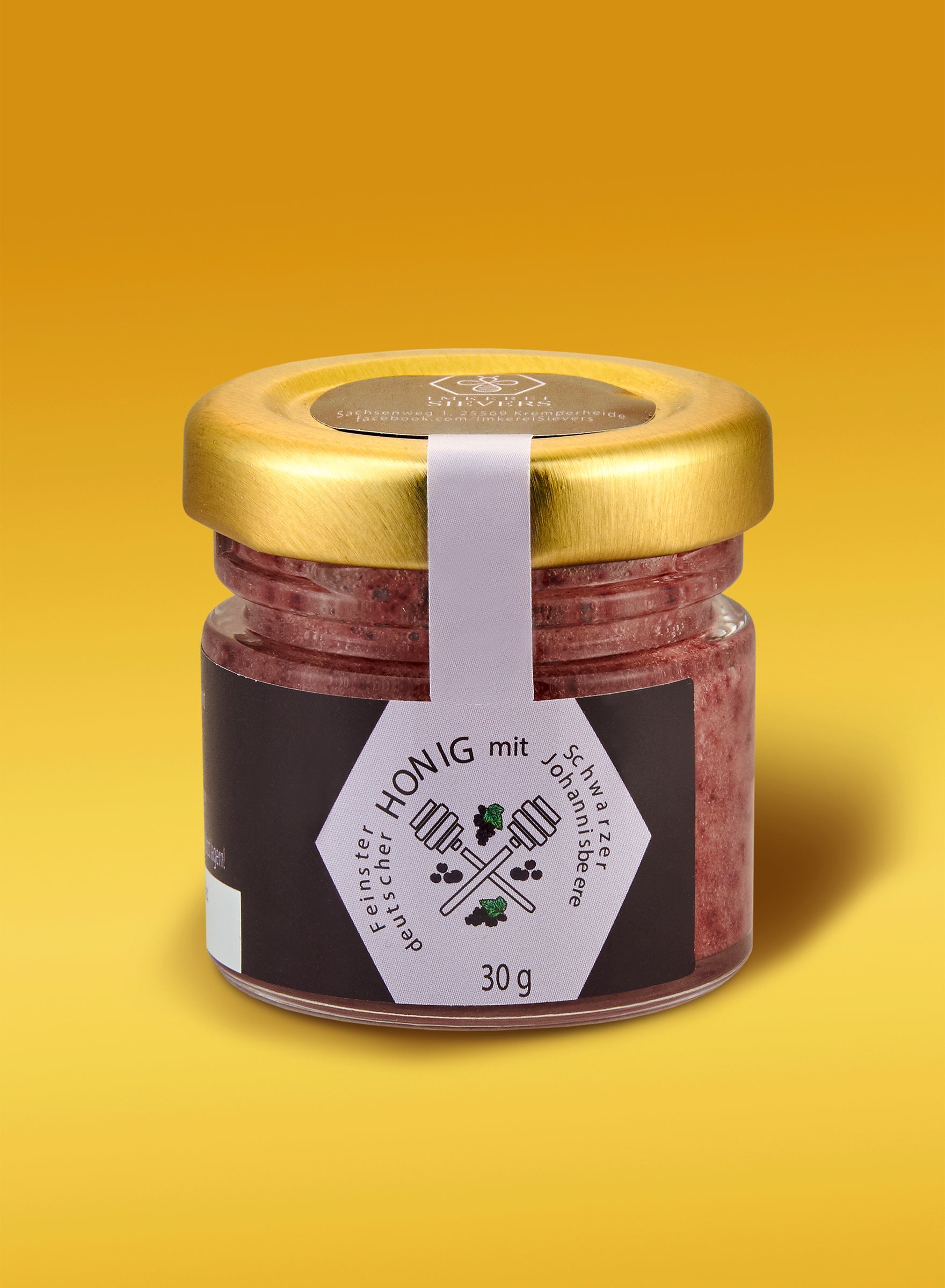 Honig mit Schwarze Johannisbeere