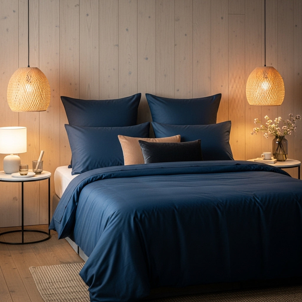 Luxe Baumwolle Satin Bettlaken