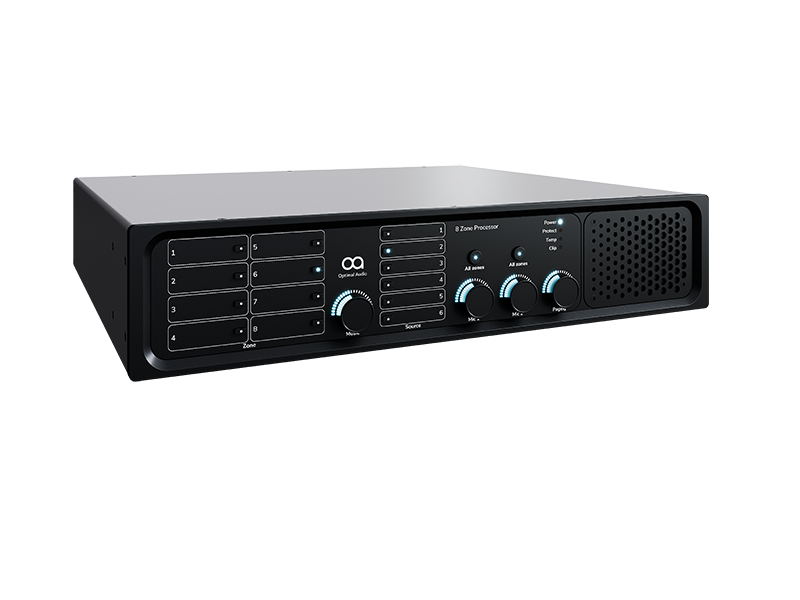 Optimal Audio Zone 8 – 8-Zonen-Audiocontroller mit DSP und WebApp