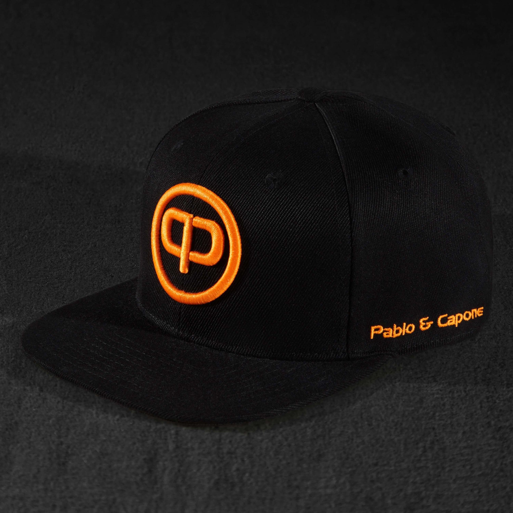 Snapback Cap - Black & Orange