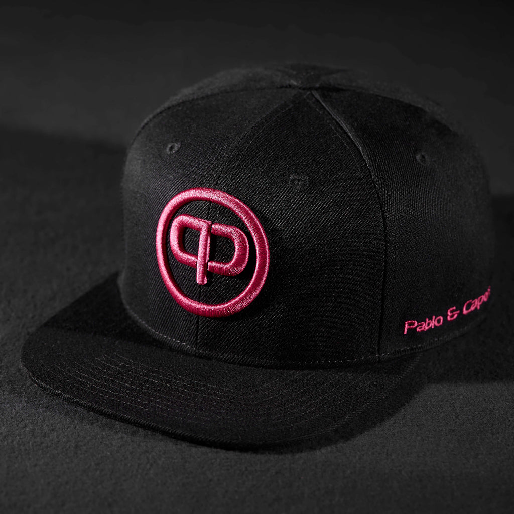 Snapback Cap - Black & Pink