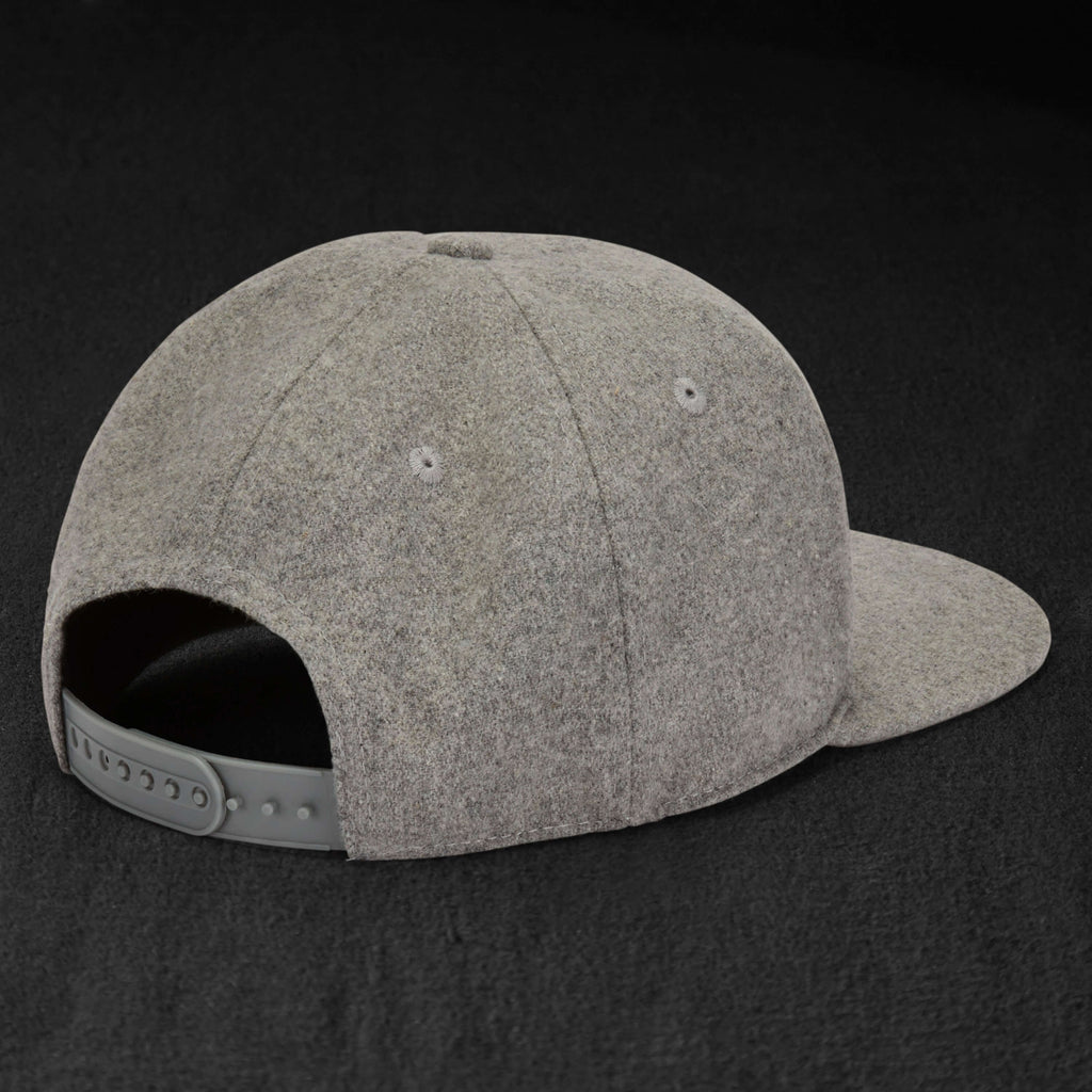 Snapback Cap - Granite & White