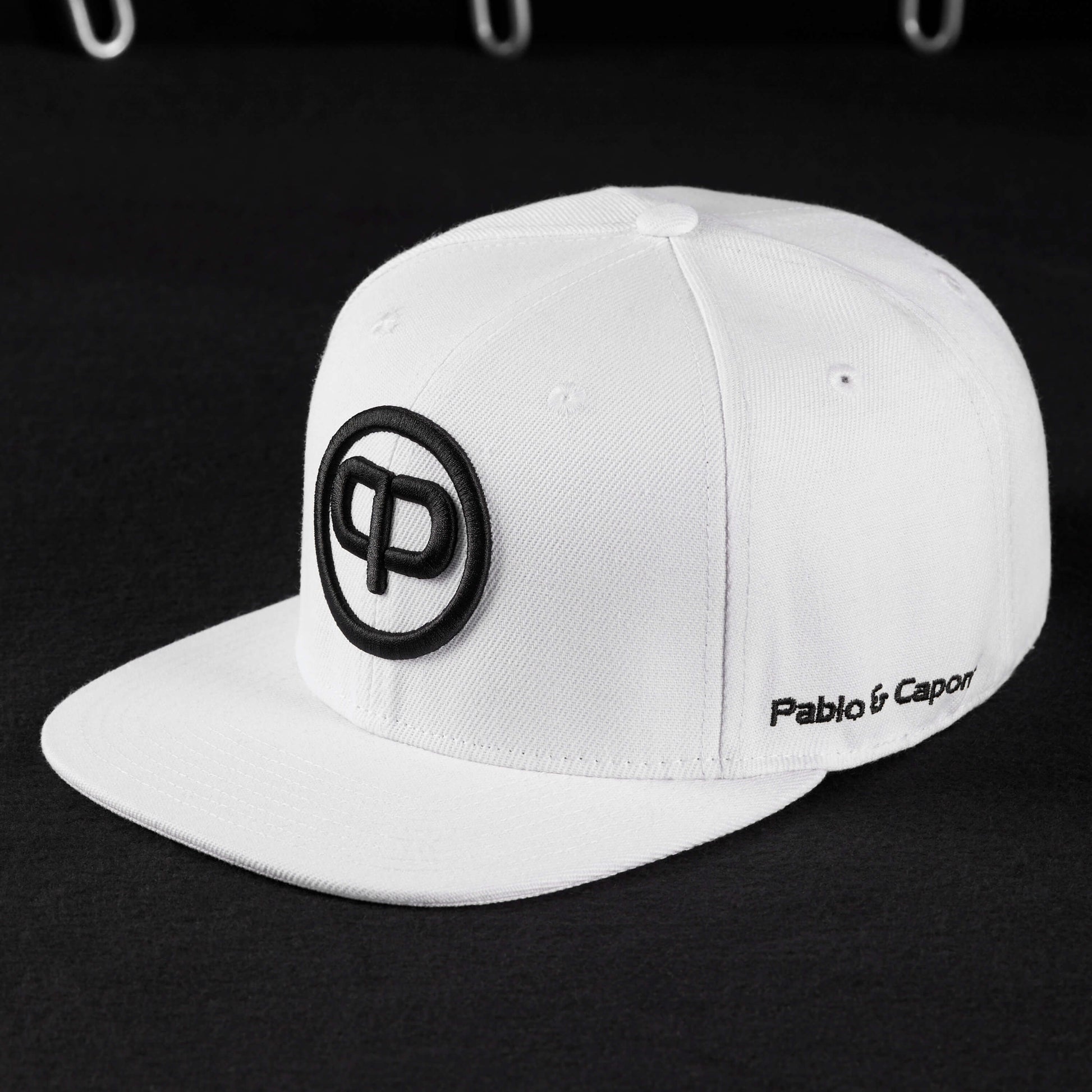 Snapback Cap - White & Black
