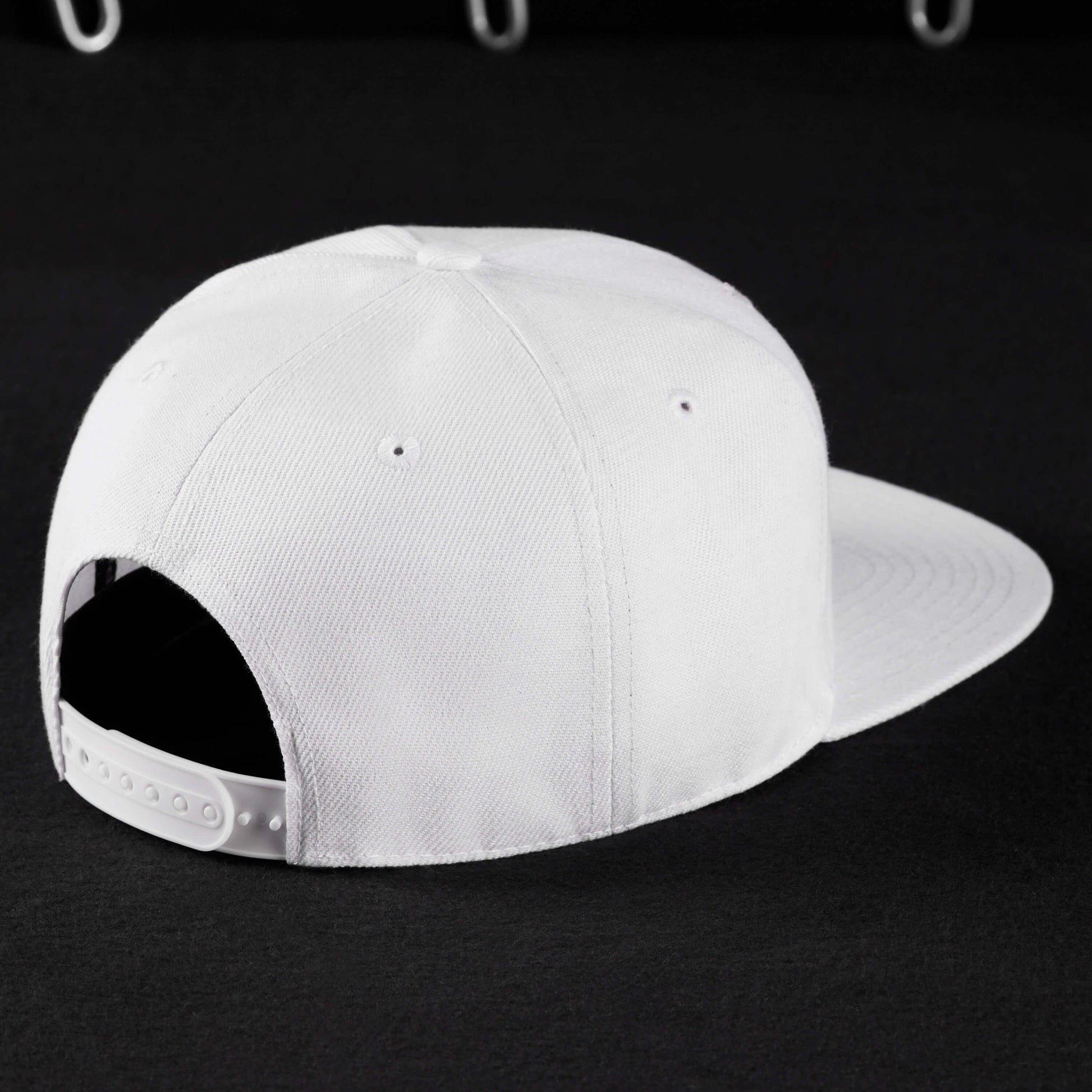 Snapback Cap - White & Black