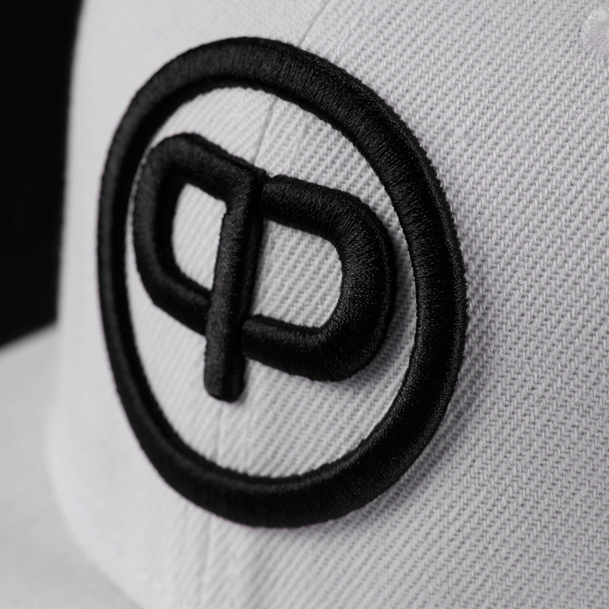 Snapback Cap - White & Black