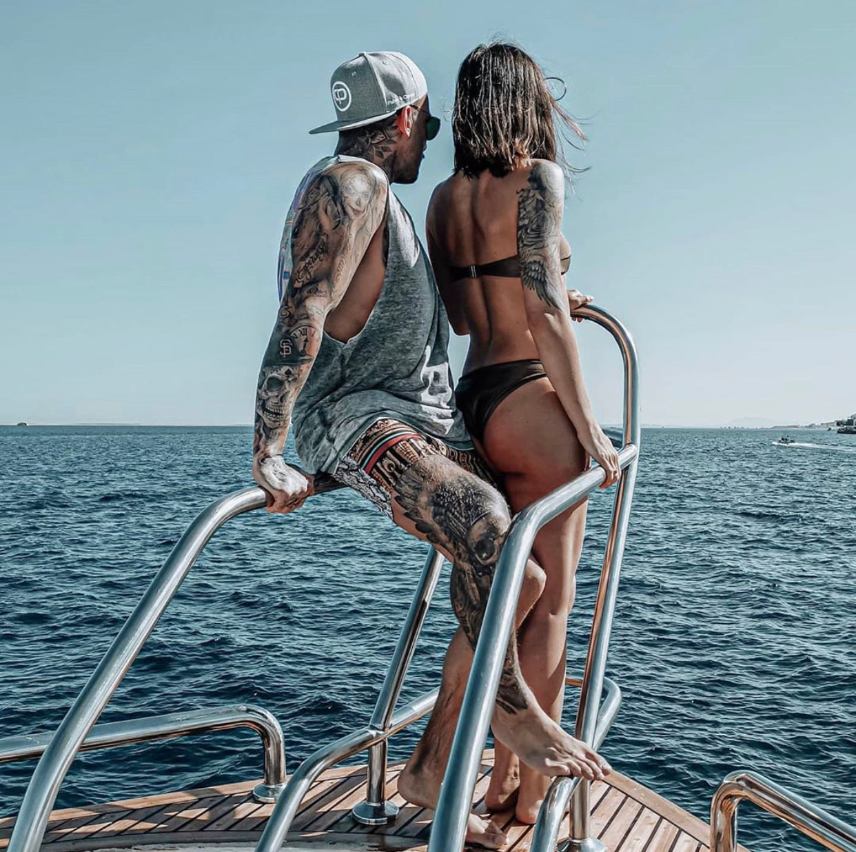 Snapback Cap - Grey & White 2.0