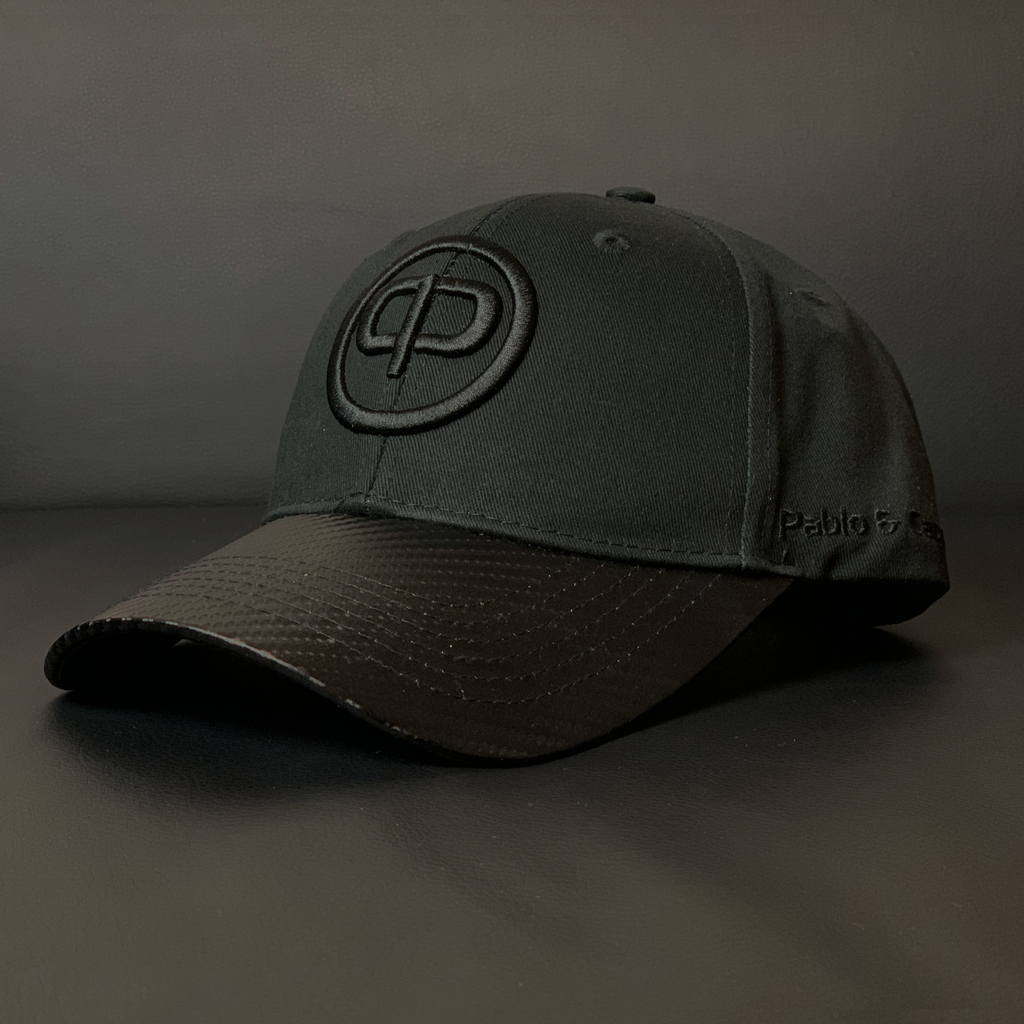 Baseball Cap - Black & Black Carbon