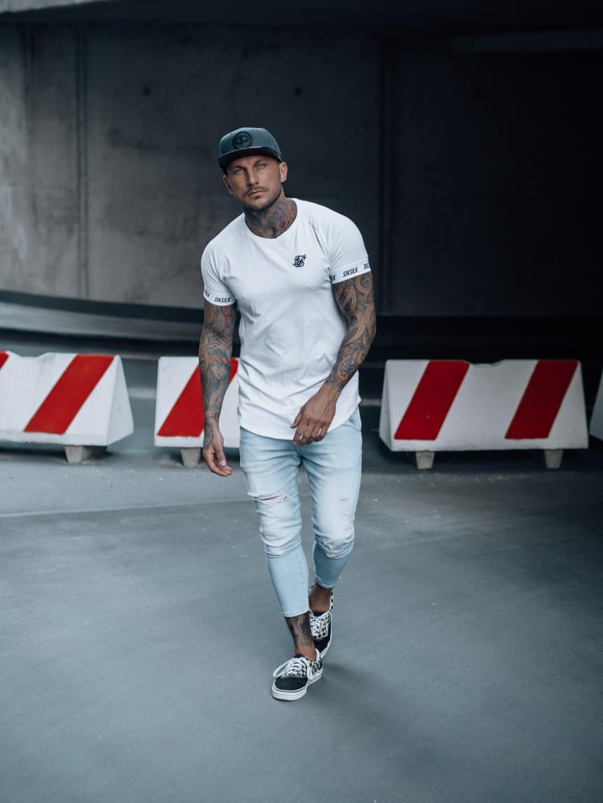 Leathersnap Cap - Navy Blue & Black