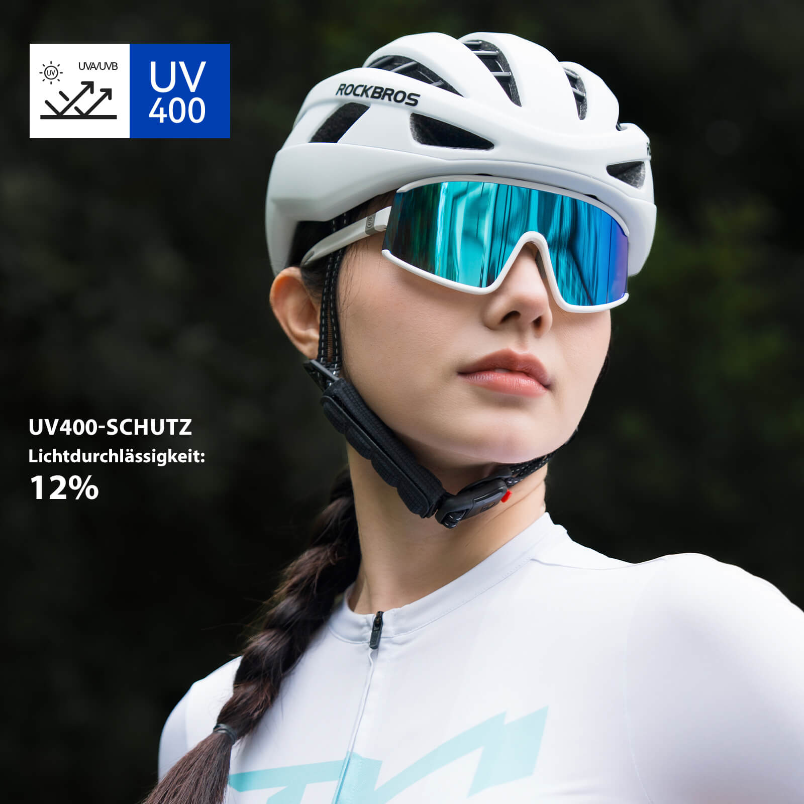 Polarisierte Fahrradbrille Ultraleicht UV400 Schutz 4 Farben