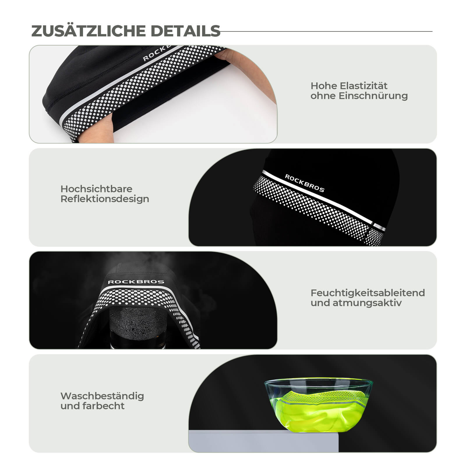 Fahrrad Mütze Fleece Helmmütze Wärmespeicherung