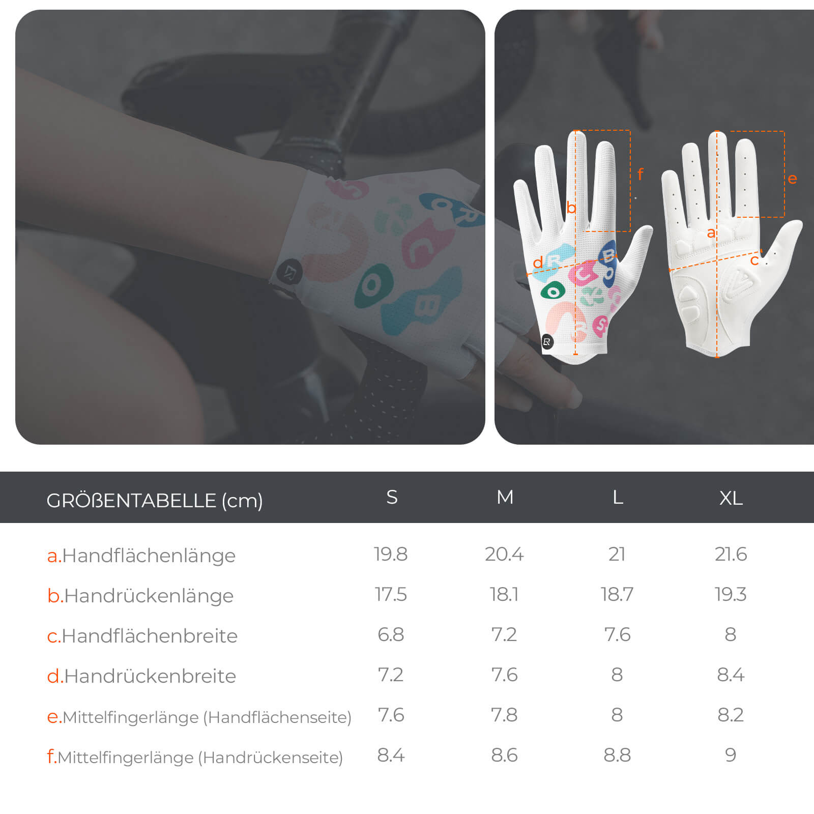 ROCKBROS Fahrradhandschuhe SBR-Polsterung Atmungsaktiv Hochflexibel