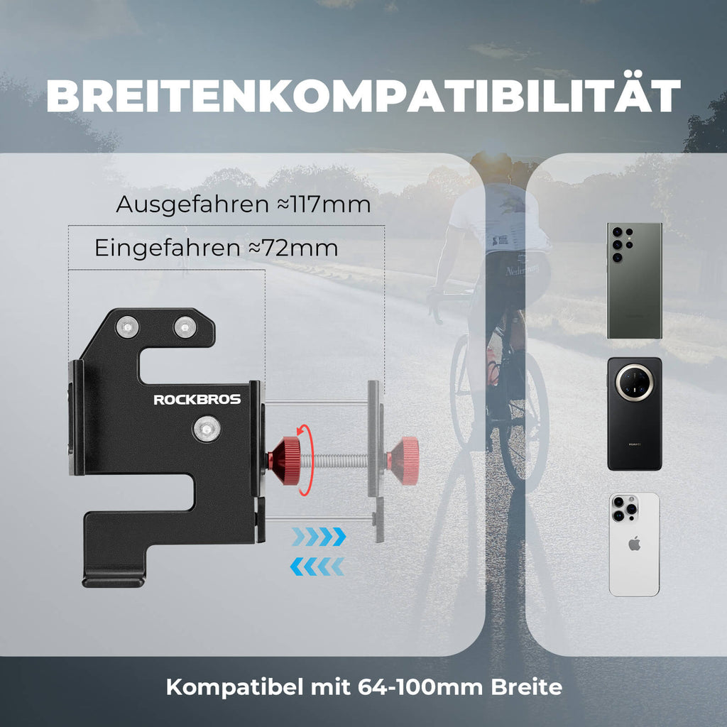 ROCKBROS Handyhalter Fahrrad für 4,7"-7,09"