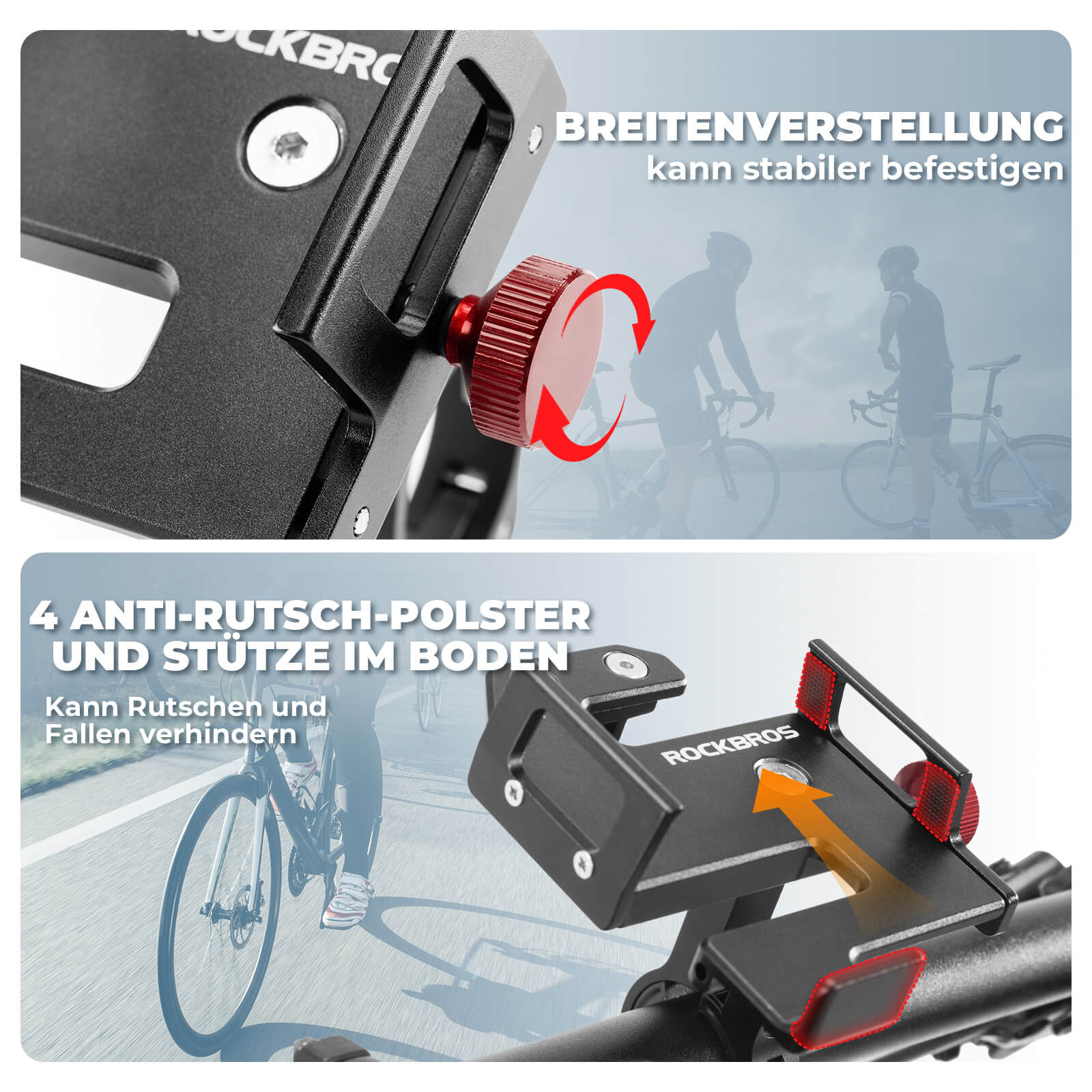 ROCKBROS Handyhalter Fahrrad für 4,7"-7,09"
