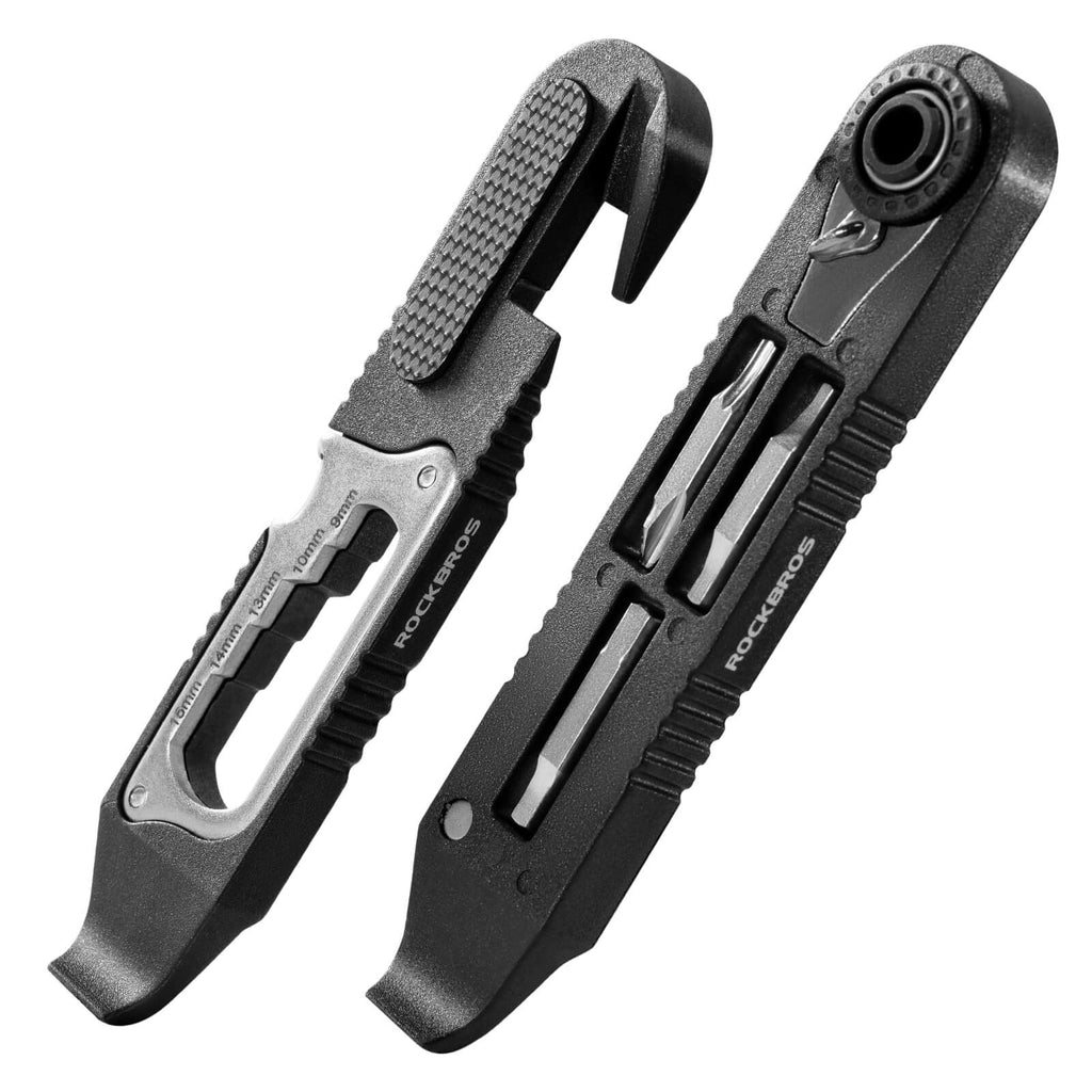 16 in 1 Fahrradwerkzeug Mini Tool Set Reifenheber mit Ratschenschlüssel