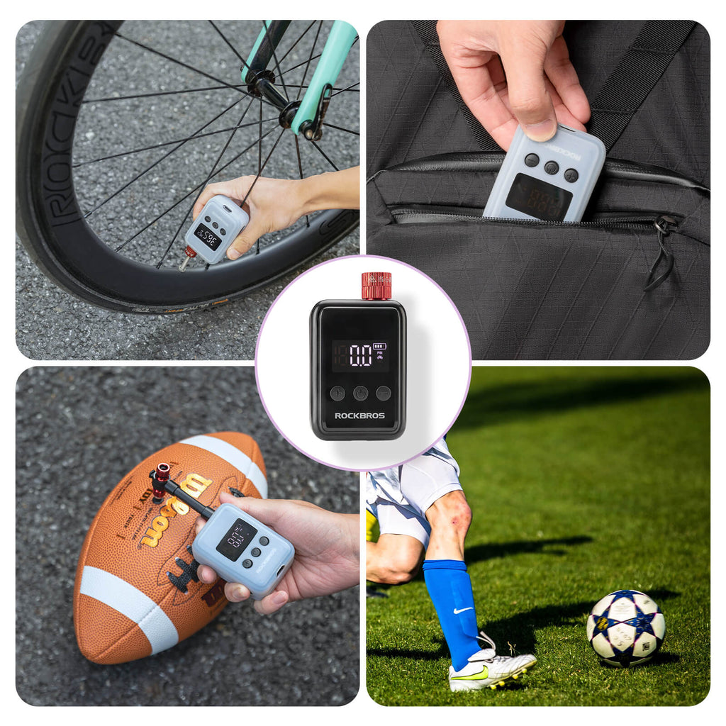 Mini Elektrische Fahrradpumpe LED-Anzeige